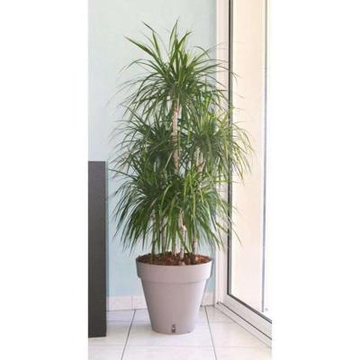 RIVIERA Loft bloempot met waterreserve - Rond - Ø 50 x H 46 cm - Taupe