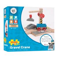 Bigjigs houten rails gravel kraan Bigjigs houten rails gravel kraan