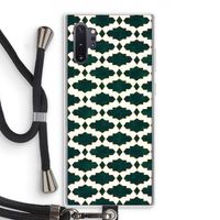 Moroccan tiles: Samsung Galaxy Note 10 Plus Transparant Hoesje met koord