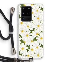 Summer Daisies: Samsung Galaxy S20 Ultra Transparant Hoesje met koord
