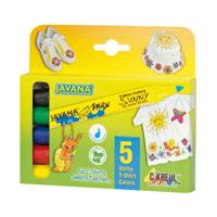 Van Der Doelen Javana texi max sunny textielstift 5 basiskleuren