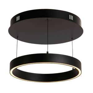 Searchlight Ronde hanglamp Layla zwart Ø 44cm 30410BK