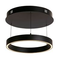 Searchlight Ronde hanglamp Layla zwart Ø 44cm 30410BK