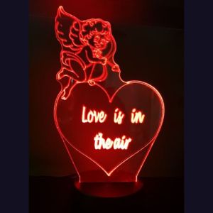 3D LED LAMP - CUPIDO HART