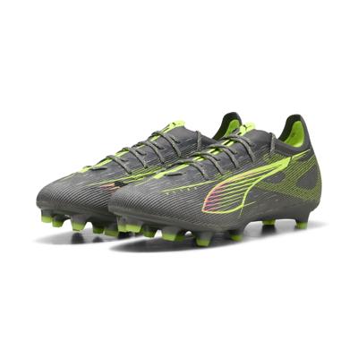 PUMA Ultra 5 Pro Gras / Kunstgras Voetbalschoenen (MG) Donkergrijs Geel Roze