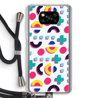 8-bit N°2: Xiaomi Poco X3 NFC Transparant Hoesje met koord