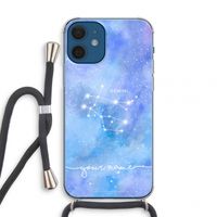 Sterrenbeeld - Licht: iPhone 12 mini Transparant Hoesje met koord