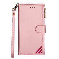 Samsung Galaxy S22 Plus hoesje - Bookcase - Patroon - Pasjeshouder - Portemonnee - Kunstleer - Roze