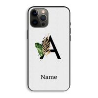 Charcoal Flora: iPhone 12 Pro Max Biologisch afbreekbaar hoesje