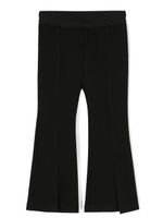 MSGM Kids pantalon ample à taille élastiquée - Noir
