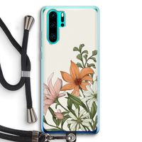 Floral bouquet: Huawei P30 Pro Transparant Hoesje met koord