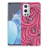 OnePlus 9 Pro Hoesje maken Swirl Pink