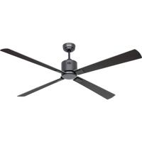 CasaFan ECO NEO III 152 BG-WN/SI WiFi Flügel Wenge/silber Plafondventilator 27 W (Ø x h) 152 cm x 360 mm Basaltgrijs Met afstandsbediening, Timer, Met