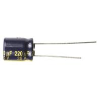 Panasonic EEU-FC1V221 Elektrolytische condensator Radiaal bedraad 5 mm 220 µF 35 V 20 % (Ø) 10 mm 1 stuk(s)