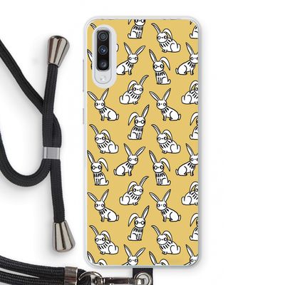 Haas: Samsung Galaxy A70 Transparant Hoesje met koord