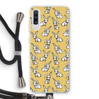 Haas: Samsung Galaxy A70 Transparant Hoesje met koord