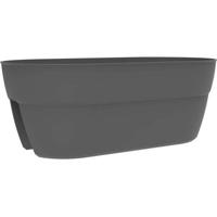 Cavaliere Osaka Plantenbak 19,5 L - EDA - voor balkons en balustrades - Antracietgrijs - thumbnail