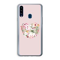 GRL PWR Flower: Samsung Galaxy A20s Transparant Hoesje