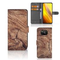 Xiaomi Poco X3 | Poco X3 Pro | Book Style Case | Tree Trunk Xiaomi Poco X3 | Poco X3 Pro | Book Style Case | Tree Trunk