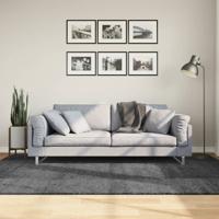 VidaXL Vloerkleed oviedo laagpolig 160x230 cm antracietkleurig