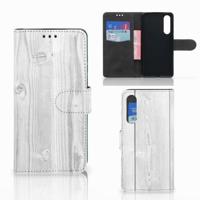 Huawei P30 | Book Style Case | White Wood