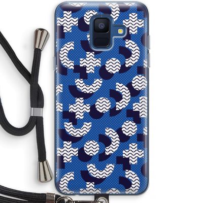 8-bit N°5: Samsung Galaxy A6 (2018) Transparant Hoesje met koord