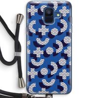 8-bit N°5: Samsung Galaxy A6 (2018) Transparant Hoesje met koord