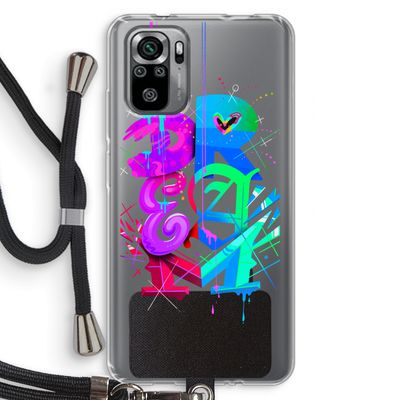 Dream: Xiaomi Redmi Note 10S Transparant Hoesje met koord