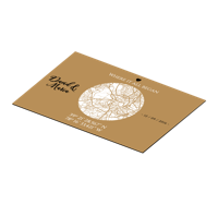 Gepersonaliseerde placemat waar het allemaal begon Gepersonaliseerde placemat waar het allemaal begon