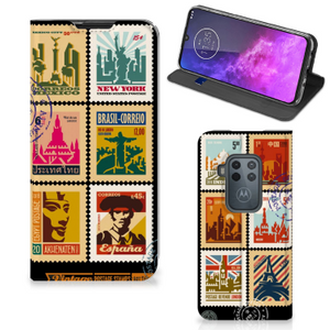 Motorola One Zoom Book Cover Postzegels