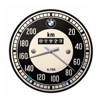 BMW wandklok tachymeter 31 cm   - - thumbnail