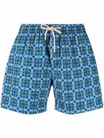 PENINSULA SWIMWEAR short de bain à taille à lien de resserrage - Bleu - thumbnail