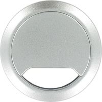 Ronde kabeldoorvoer aluminium zilver 60 mm   -