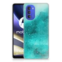 Smartphone hoesje Motorola Moto G51 5G Painting Blue