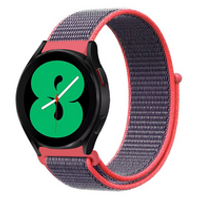 Garmin Venu 2 & 3 - Sport Loop nylon bandje - Magenta