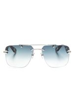 Maybach eyewear lunettes de soleil President I à monture pilote - Gris