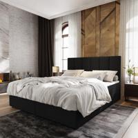 OP=OP Opberg Boxspring Monza 140 x 210 Zwart