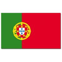 Landen thema vlag Portugal 90 x 150 cm feestversiering - thumbnail