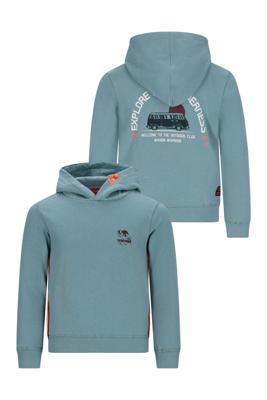 Tygo & Vito winter hoodie jongens - blauw - Henk