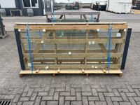 Tijdelijk 15% korting | Glasschuifsysteem Profiline R3 (3-spoor) type G - 478x220 cm - Antraciet Structuur - Met middensluiting - SALE25027 Veiligheidsglas Verasol