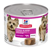 Hill's Mature Adult 7+ Small & Mini mousse nat hondenvoer met rund blik 12 x 200 g Hill's Mature Adult 7+ Small & Mini mousse nat hondenvoer met rund blik 12 x 200 g