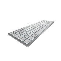 CHERRY KC 6000C FOR MAC toetsenbord USB QWERTY Amerikaans Engels Zilver - thumbnail