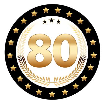 Decoratie 80 jaar pakket Decoratie 80 jaar pakket