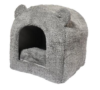 40 Winks kattenmand iglo teddy grijs