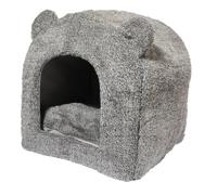 40 Winks kattenmand iglo teddy grijs 40 Winks kattenmand iglo teddy grijs