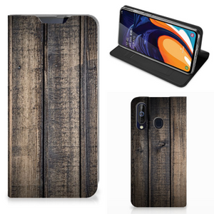 Samsung Galaxy A60 Book Wallet Case Steigerhout