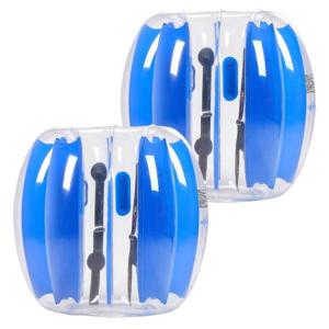 VEVOR Opblaasbare Bumperbal Sumo Zorbbal 0,9 m 2 stuks Blauwe strepen