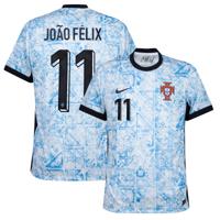 Portugal Shirt Uit 2024 + João Félix 11 - thumbnail