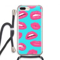 Bite my lip: iPhone 7 PLUS Transparant Hoesje met koord