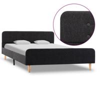 Bedframe jute donkergrijs 120x200 cm
